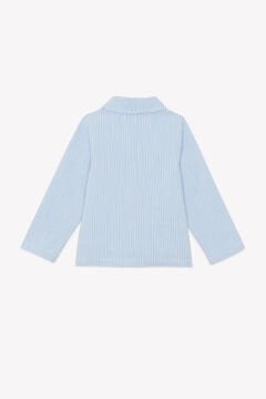 Erkek Çocuk Mavi Çizgili Spor Ceket