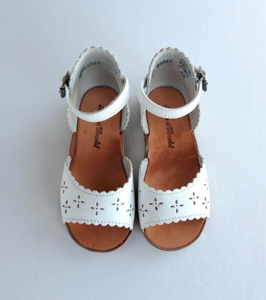 Kız Çocuk Deri Sandalet