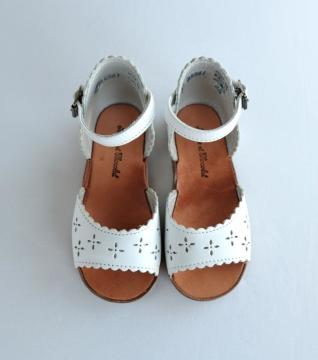 Kız Çocuk Deri Sandalet