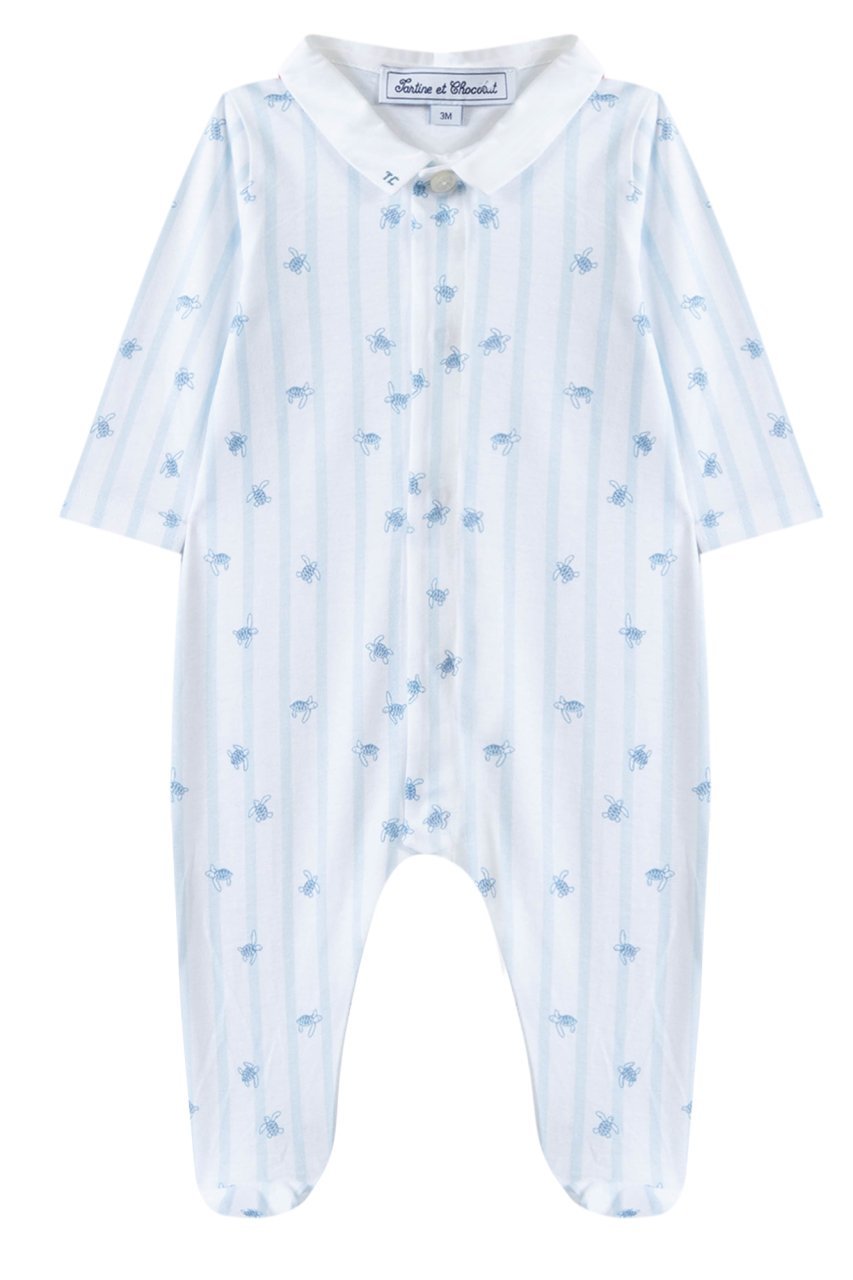 Erkek Bebek Önden Açılan Jersey Tulum