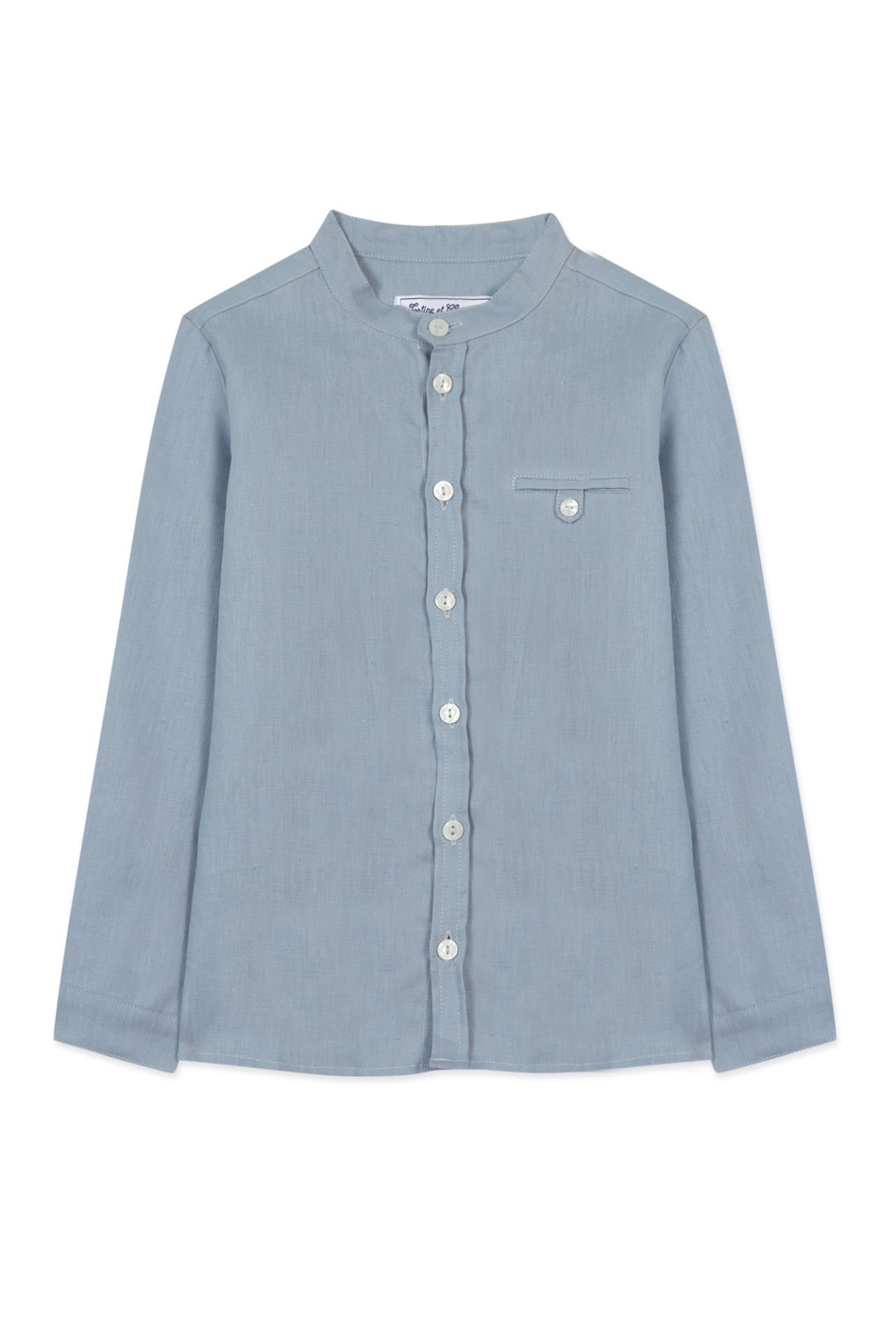 Erkek Çocuk Keten Gömlek