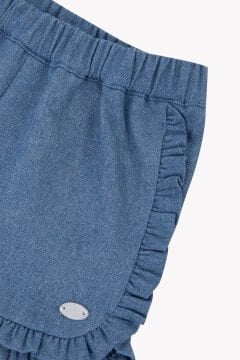 Kız Bebek Indigo Coton Şort