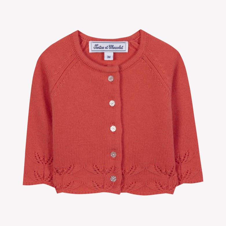 Kız Bebek Triko Hırka