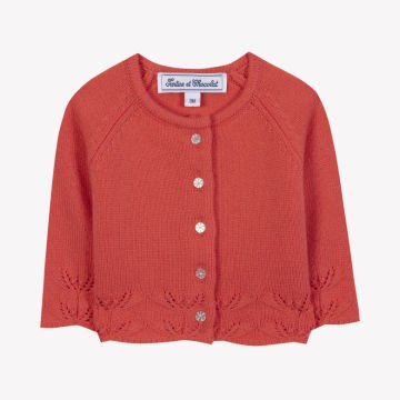 Kız Bebek Triko Hırka