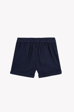 Erkek Çocuk Lacivert Coton Şort