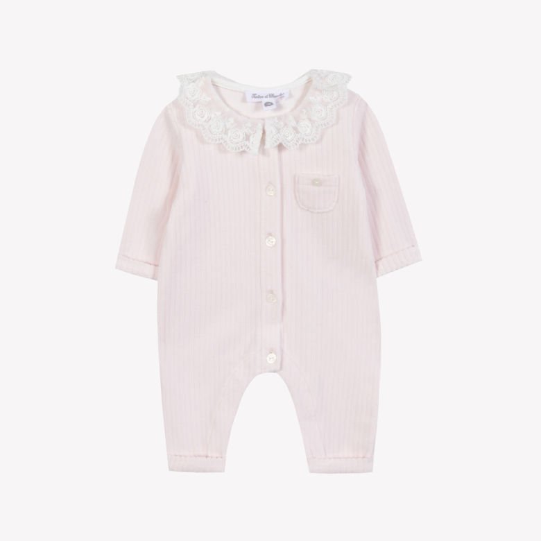 Kız Bebek Kadife Tulum Combilong