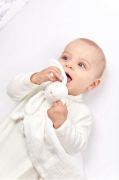 Organik Bebek Uyku Arkadaşı Tavşan