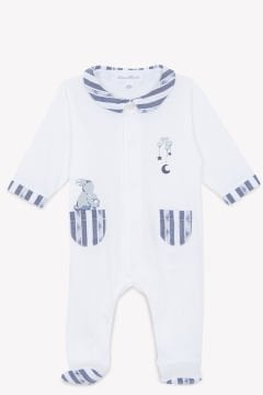 Erkek Bebek Garda Yakalı İnce Tulum