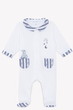 Erkek Bebek Garda Yakalı İnce Tulum