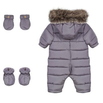 Kız Bebek Cepli Tulum Mont Astronot