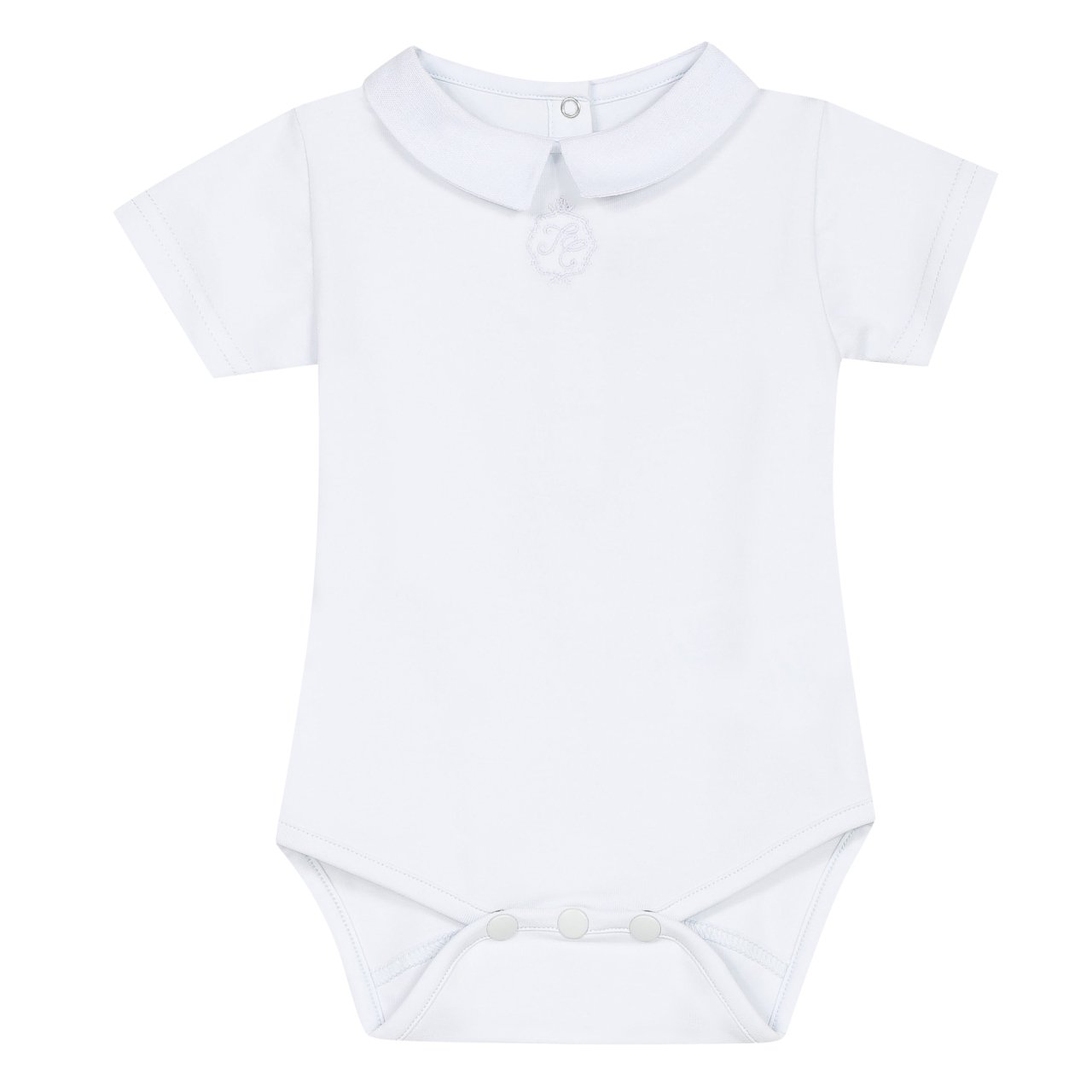 Erkek Bebek Keten Yakalı Body