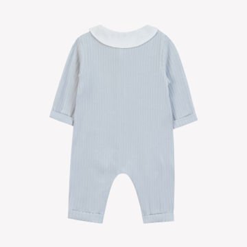 Erkek Bebek Kadife Tulum Combilong