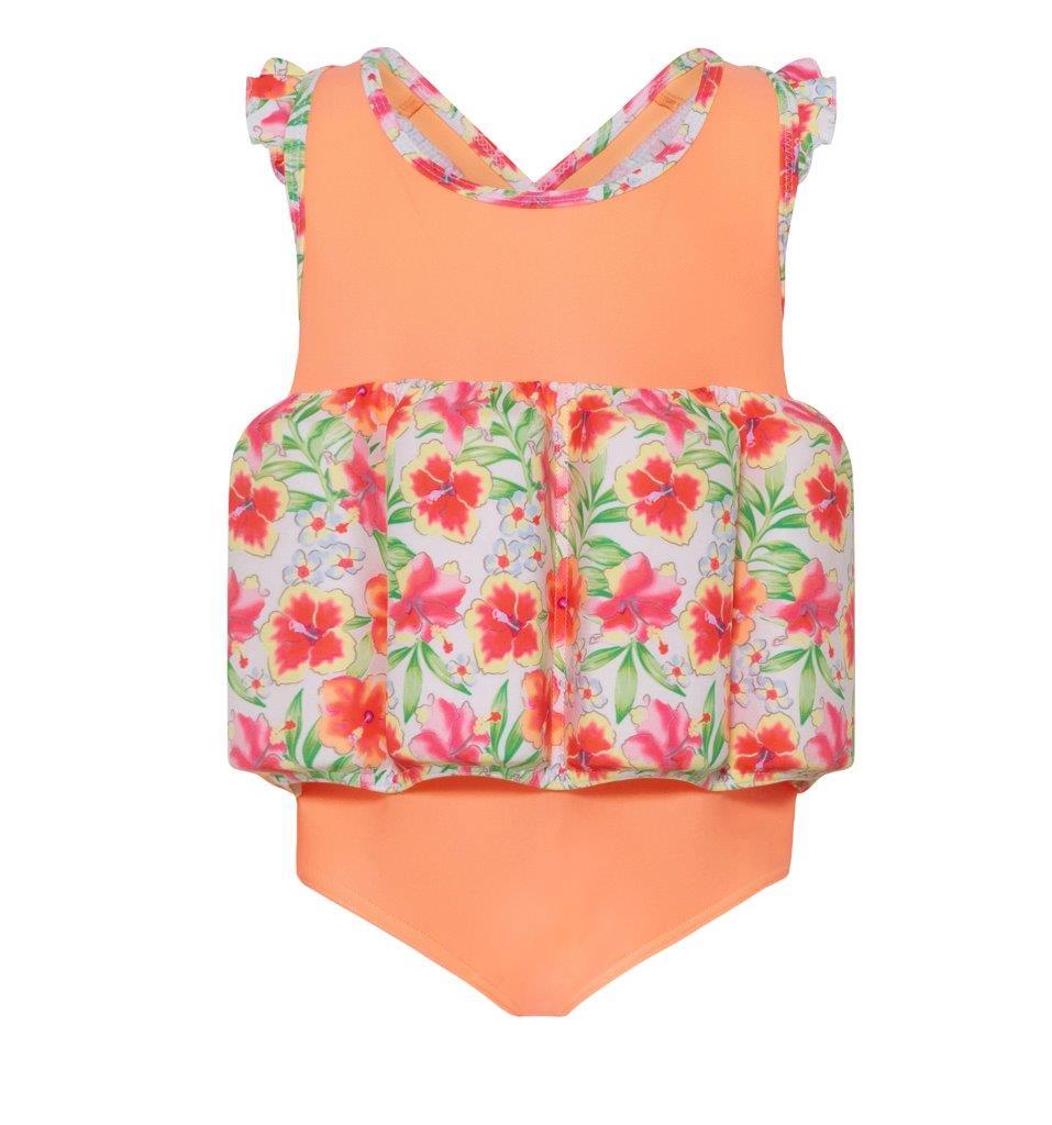 Kız Çocuk Yüzme Öğreten Mayo