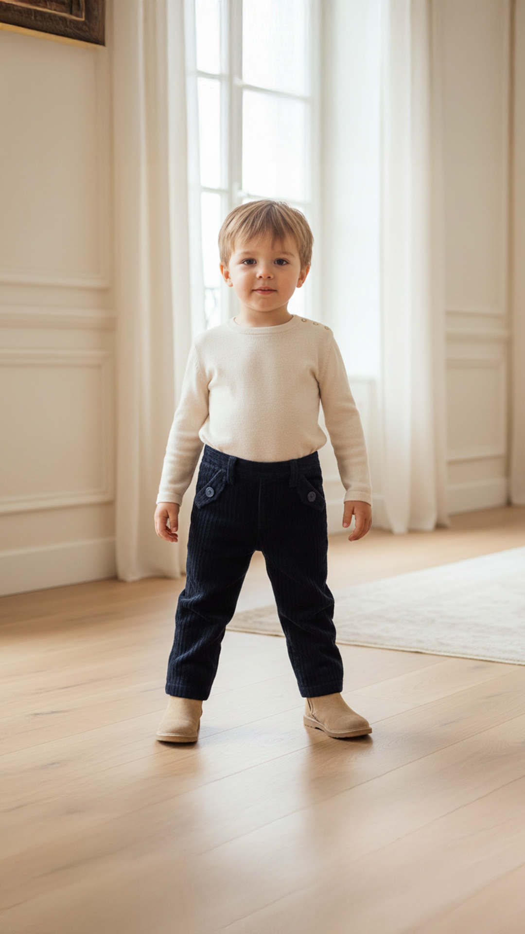 Erkek Bebek Kadife Pantalon