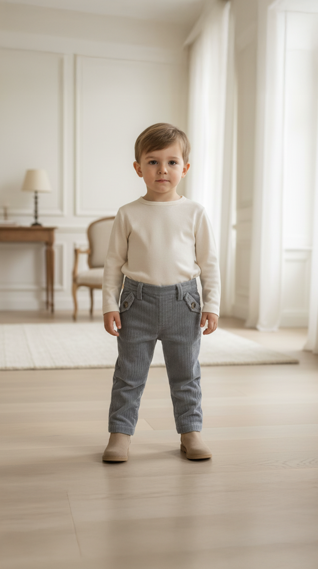 Erkek Bebek Kadife Pantalon