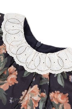 Kız Bebek Dantel Yakalı Elbise