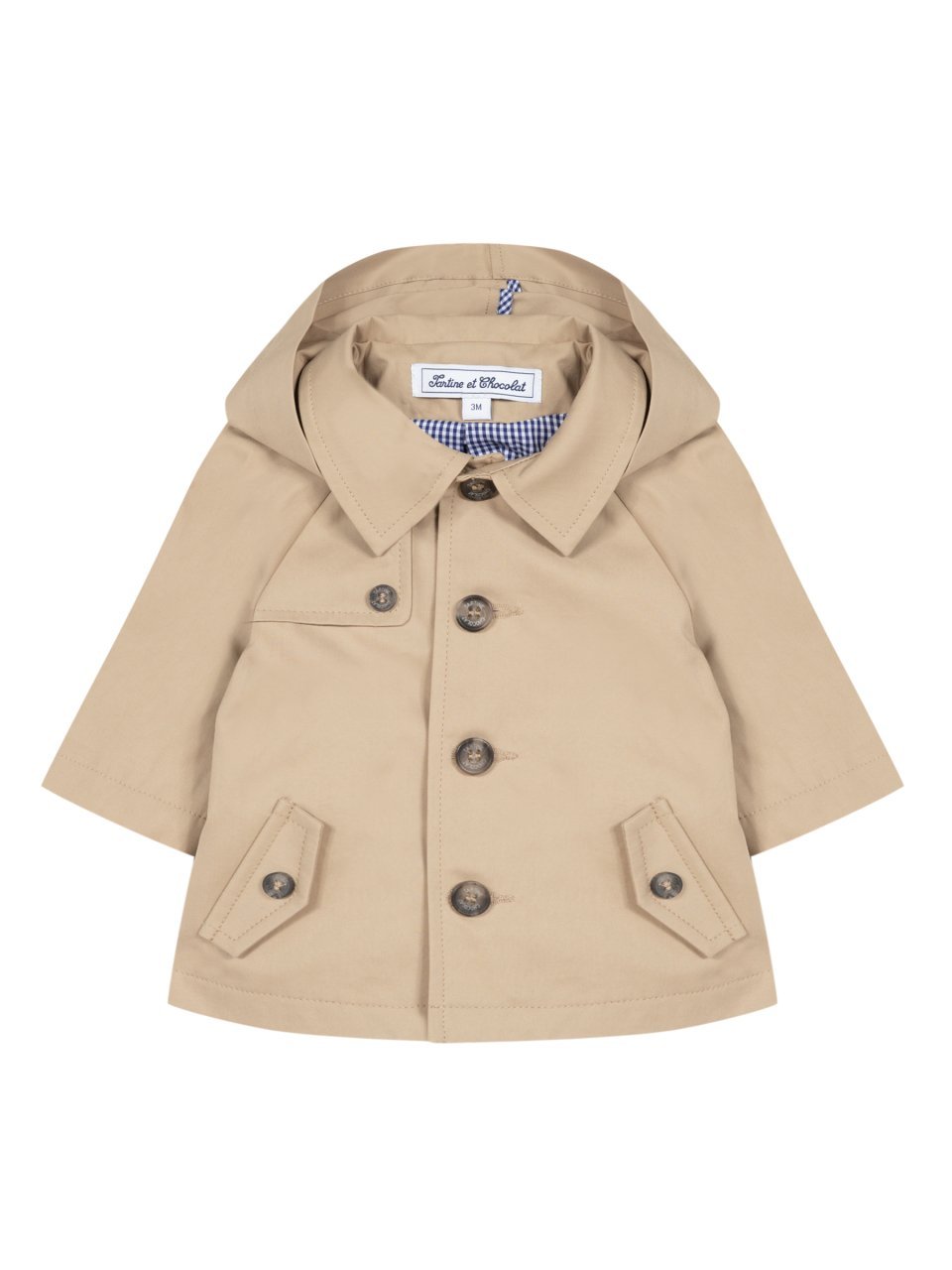 Erkek Bebek Trenchcoat 18 Ay