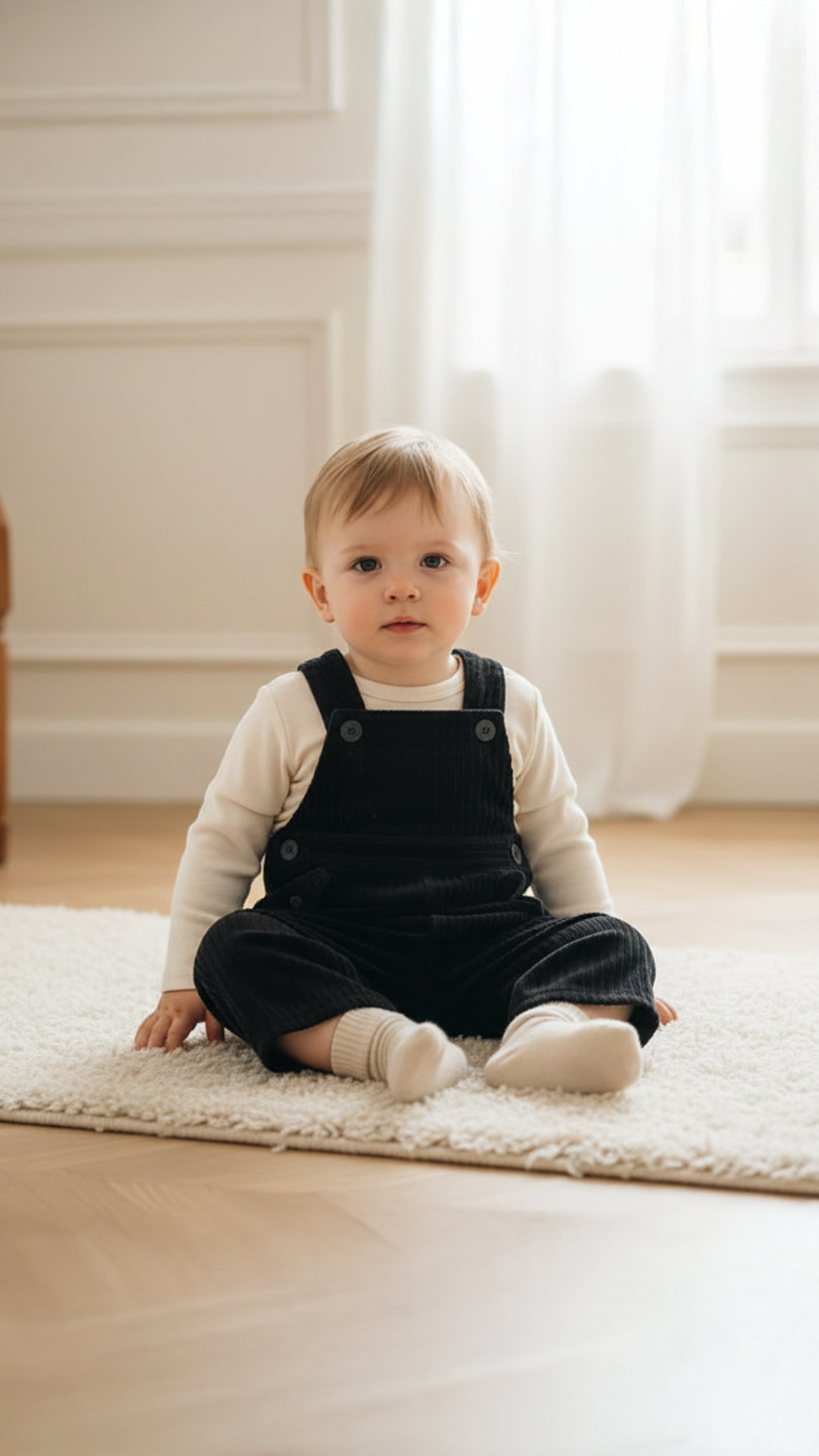 Erkek Bebek Kadife Salopet