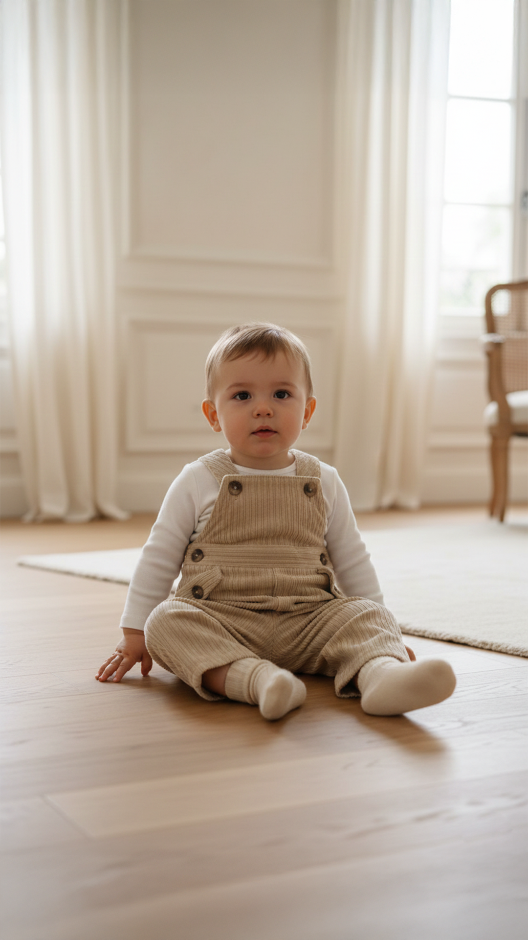 Erkek Bebek Kadife Salopet