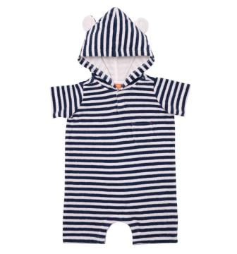 Erkek Bebek Havlu Tulum