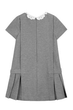 Kız Çocuk Dantel Yakalı Elbise