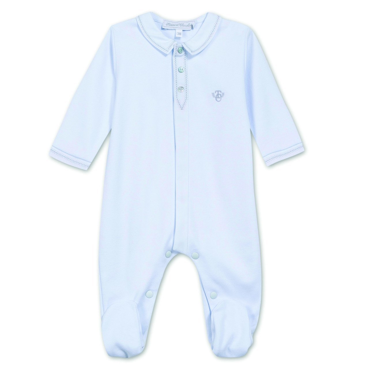 Erkek Bebek Önden Açılan Tulum