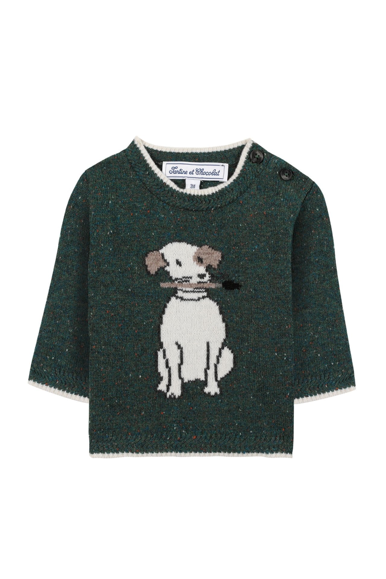 Erkek Bebek Yün Kazak