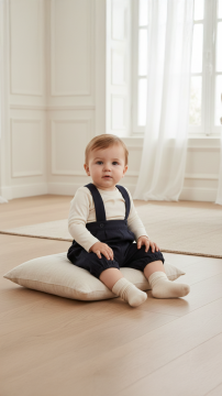 Erkek Bebek Askılı Pantolon