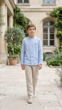 Erkek Çocuk Ceremonie Keten Gömlek