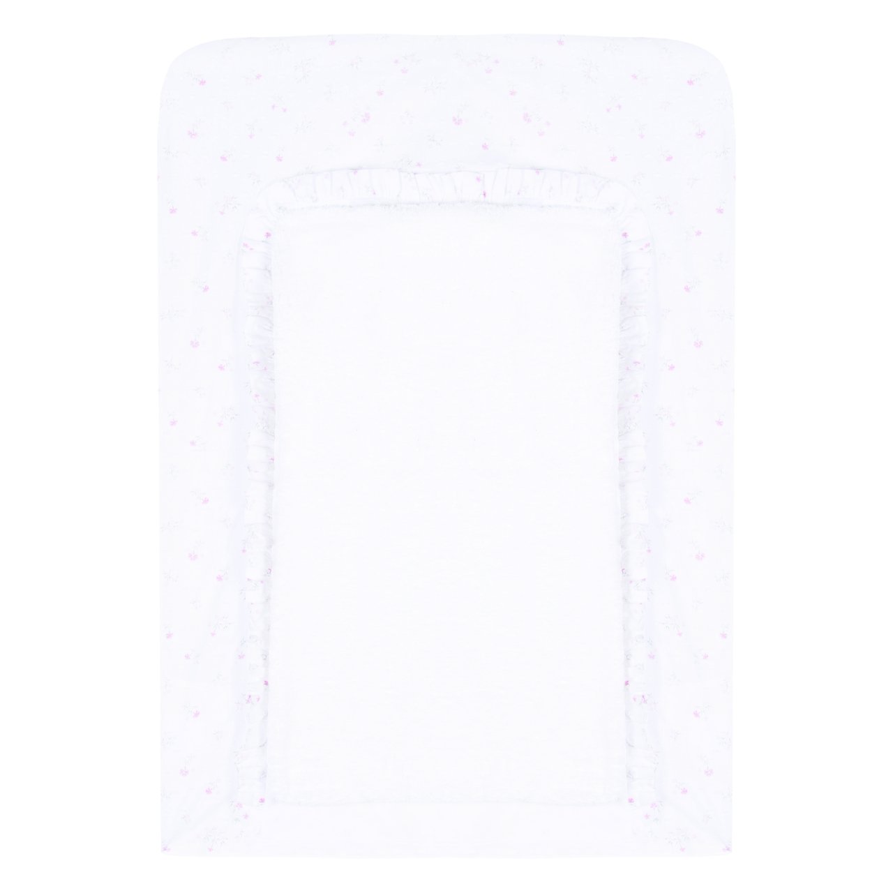 Kız Bebek Alt Değiştirme Kılıfı Plumetis