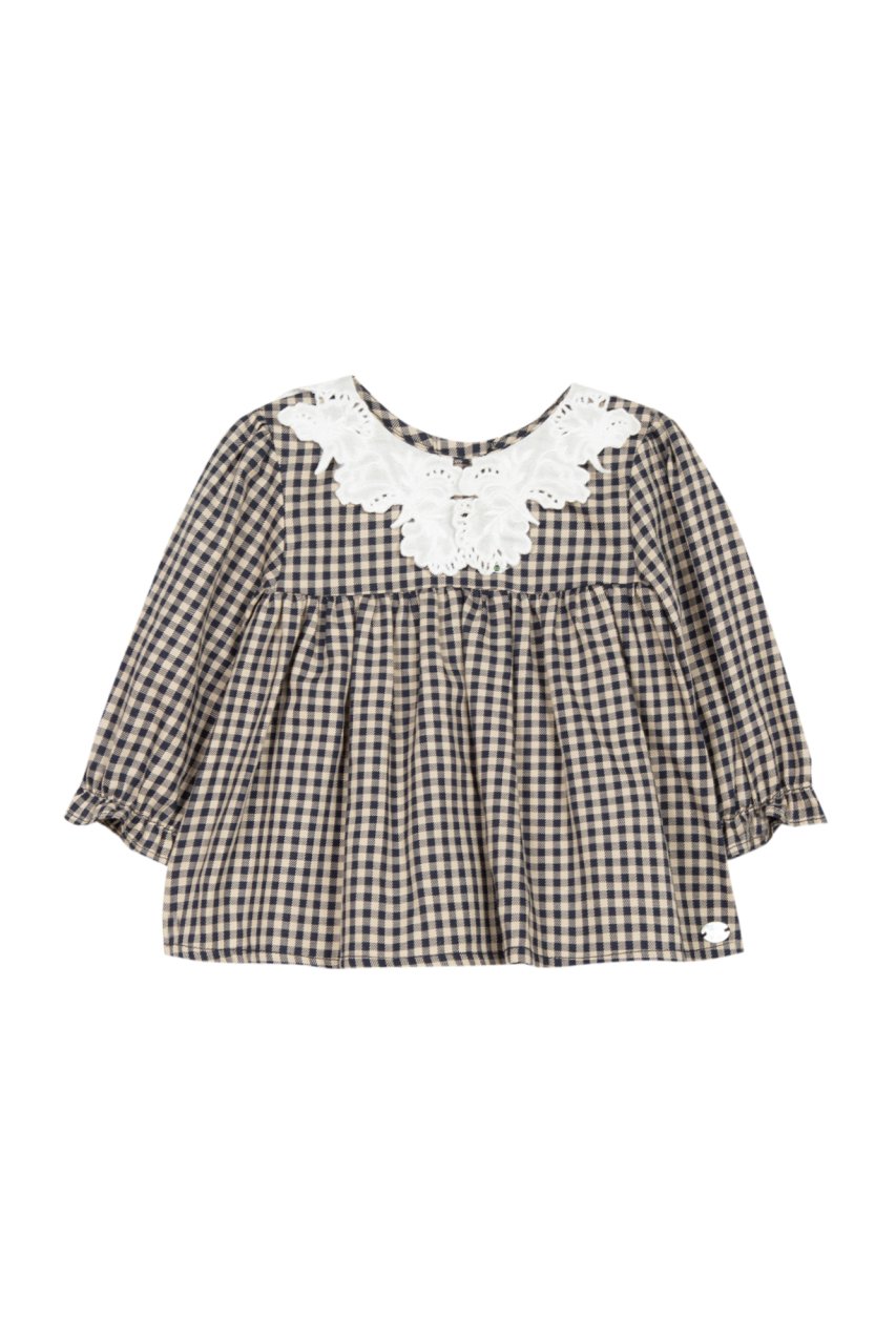 Kız Çocuk Fisto Yakalı Tunik