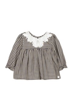 Kız Çocuk Fisto Yakalı Tunik