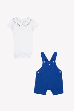 Erkek Bebek Body + Salopet Set