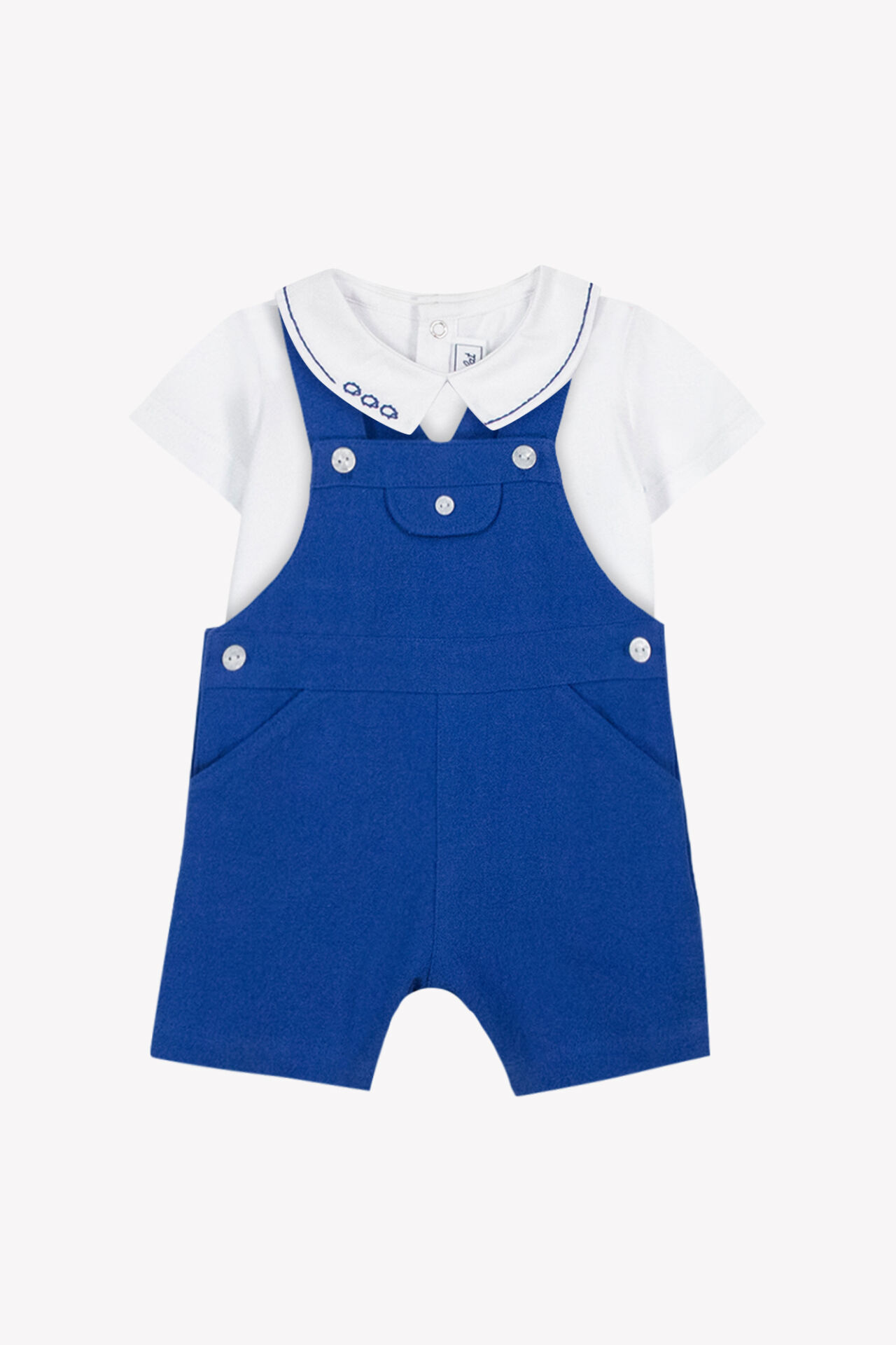 Erkek Bebek Body + Salopet Set
