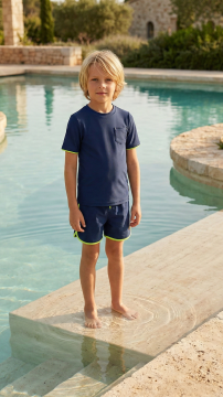 Erkek Çocuk UV Korumalı T-Shirt