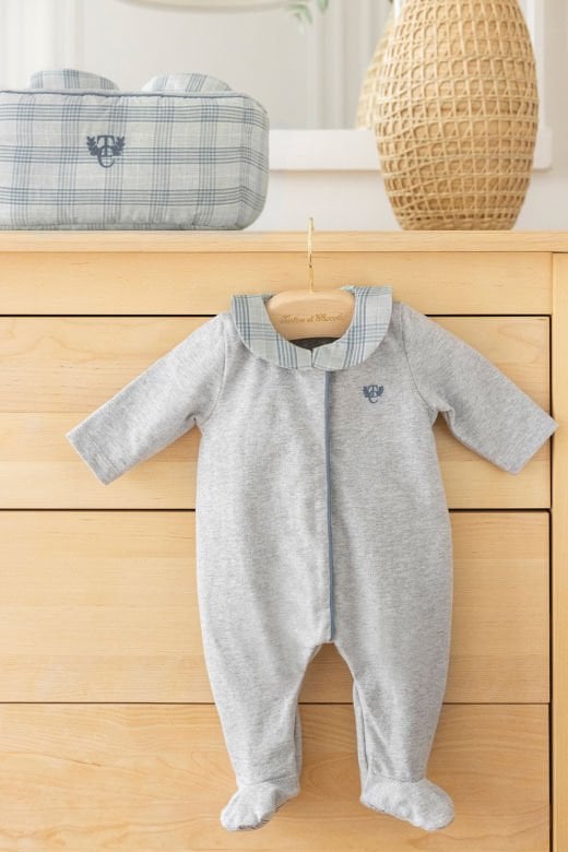 Erkek Bebek Tulum Twill de Coton