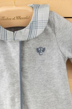 Erkek Bebek Tulum Twill de Coton