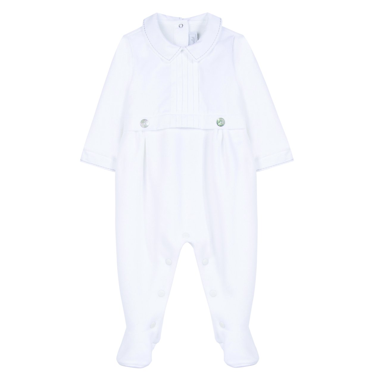 Erkek Bebek Polo Yaka Kadife Tulum