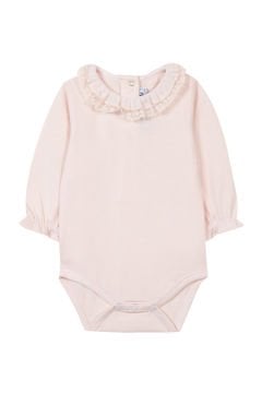 Kız Bebek Dantel Yakalı Body