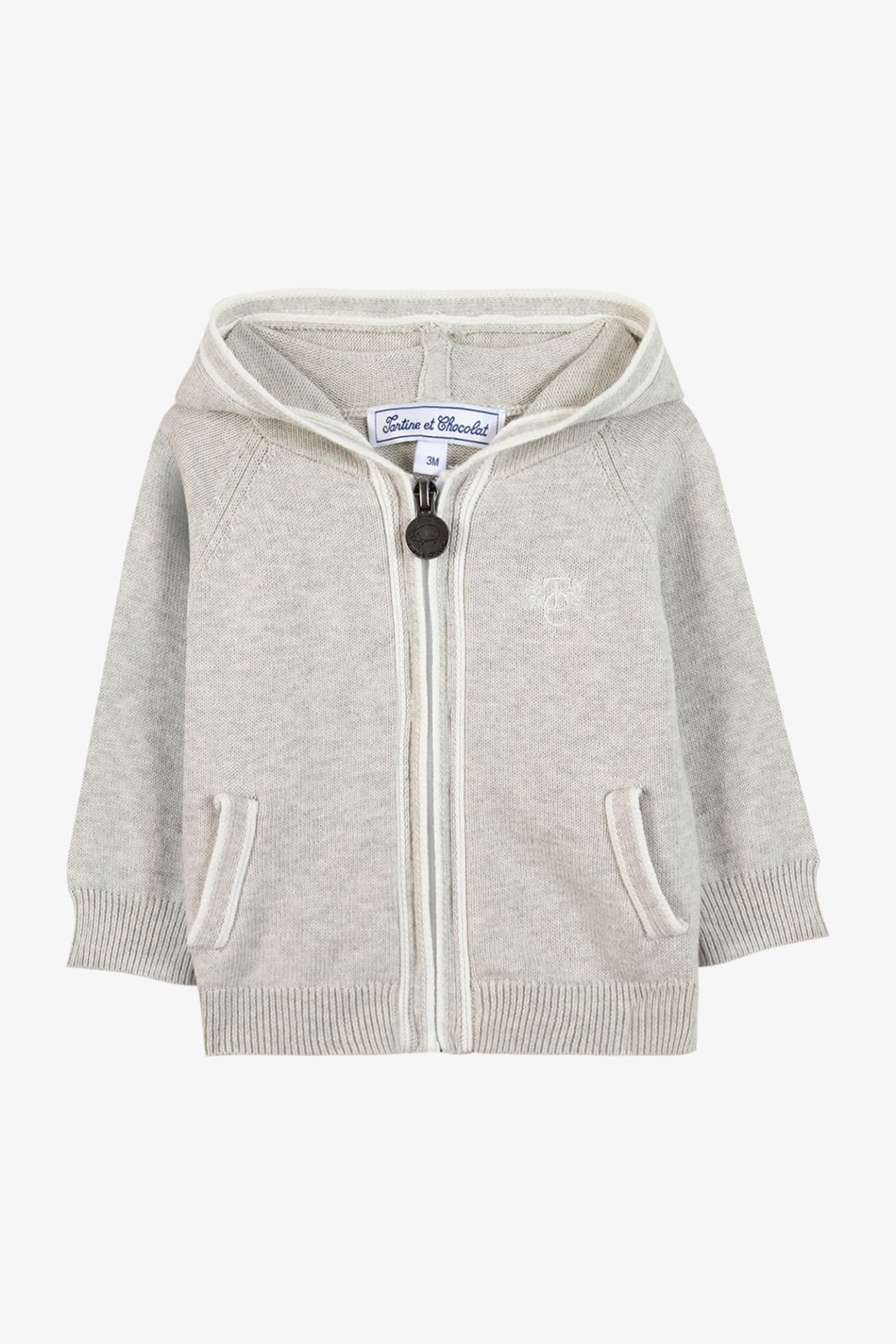 Erkek Çocuk Kapüşonlu Triko Hırka