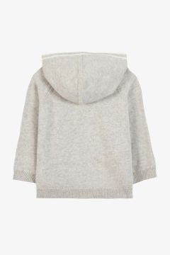 Erkek Çocuk Kapüşonlu Triko Hırka