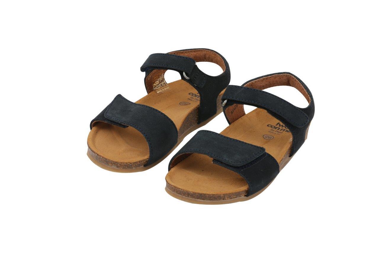 Unisex Çocuk Cırtcıtlı Nubuk Sandalet