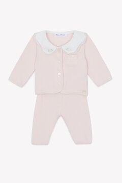 Kız Bebek Hırka + Pantalon Set