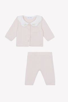 Kız Bebek Hırka + Pantalon Set