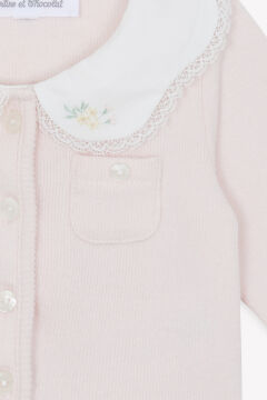 Kız Bebek Hırka + Pantalon Set