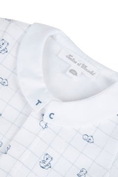 Erkek Bebek Panda Baskılı Body