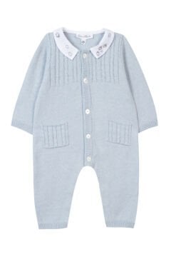 Bebek Body Yakalı Triko Tulum