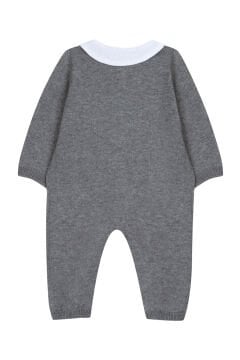 Bebek Body Yakalı Triko Tulum