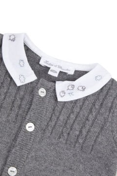 Bebek Body Yakalı Triko Tulum