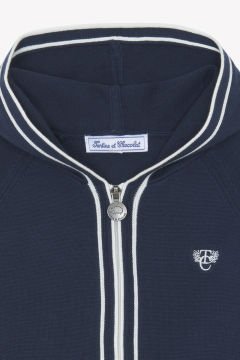 Erkek Çocuk Kapüşonlu Triko Hırka